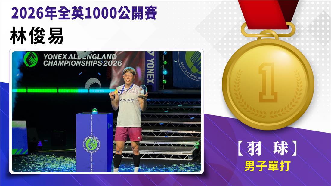 捷報-2026年全英羽球1000公開賽