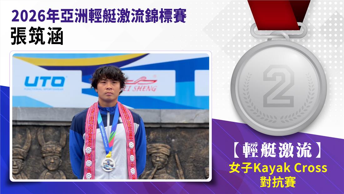 捷報-2026年亞洲輕艇激流錦標賽