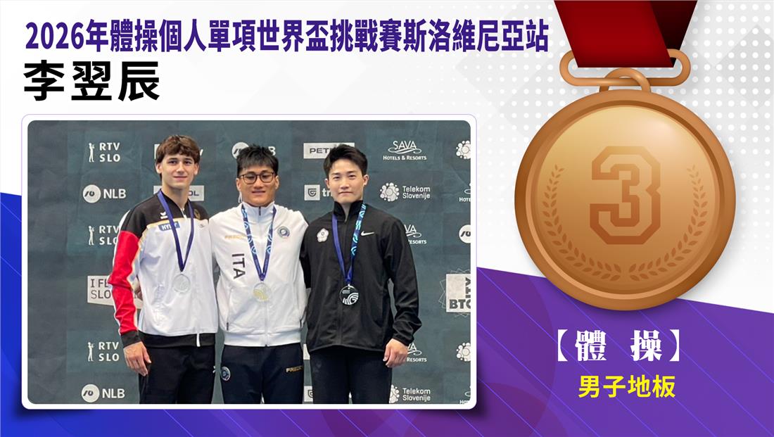 捷報-2026年體操個人單項世界盃挑戰賽斯洛維尼亞站