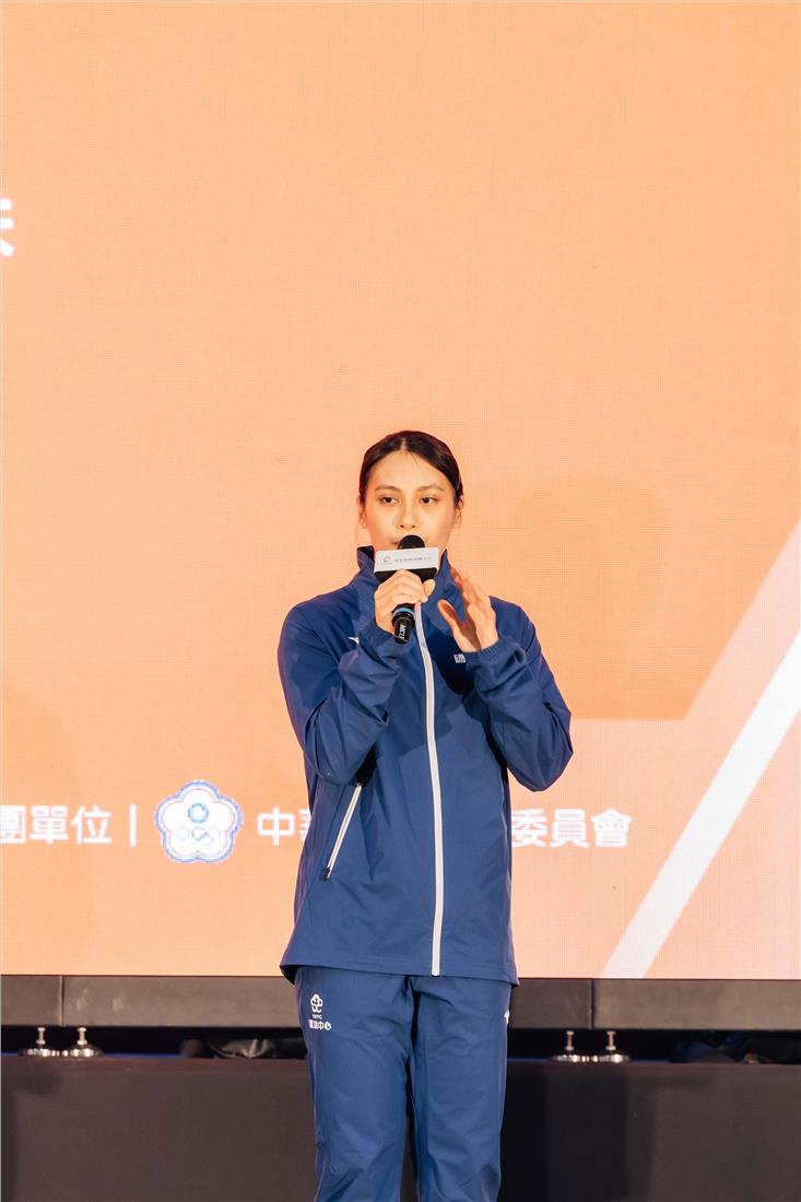 卡巴迪選手黃偲勤宣示備戰的決心